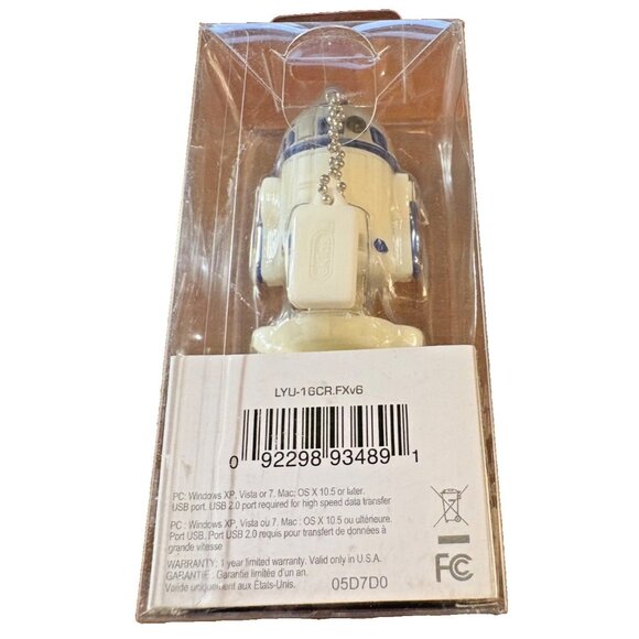 Star Wars R2-D2 16GB USB Flash Drive With Chain Disney Sealed Stocking Stuffer - Picture 2 of 10